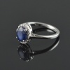Natural Deffuse Sapphire/Zircon 925 Sterling Silver Ring Set | Save 33% - Rajasthan Living 13