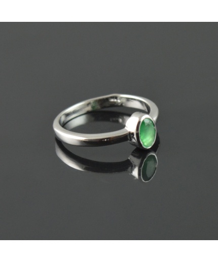 Natural Emerald 925 Sterling Silver Ring Set | Save 33% - Rajasthan Living 3