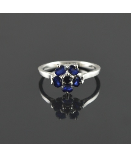 Natural Sapphire 925 Sterling Silver Ring Set | Save 33% - Rajasthan Living 3