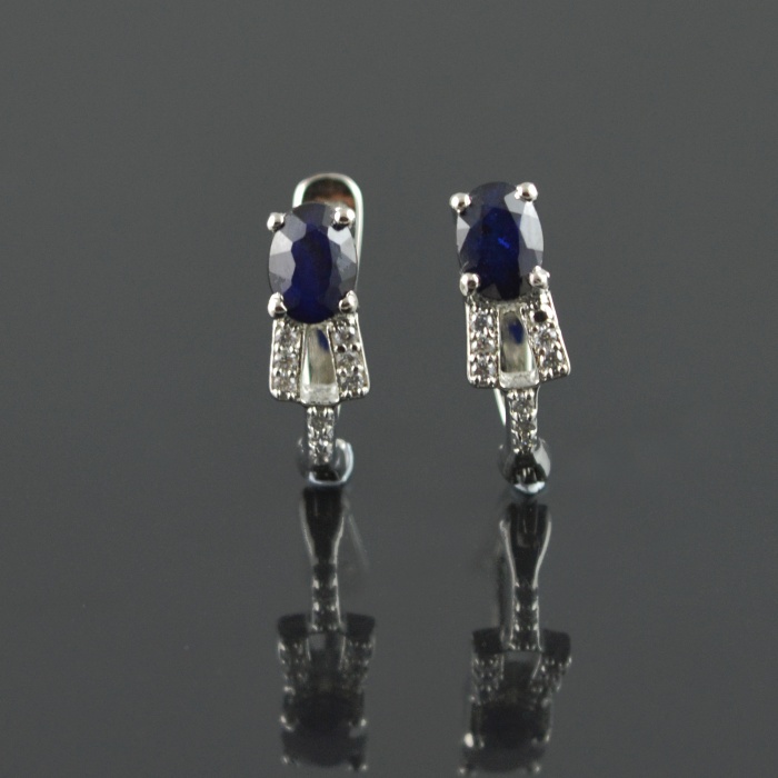 Natural Sapphire/Zircon 925 Sterling Silver Ring Set | Save 33% - Rajasthan Living 11