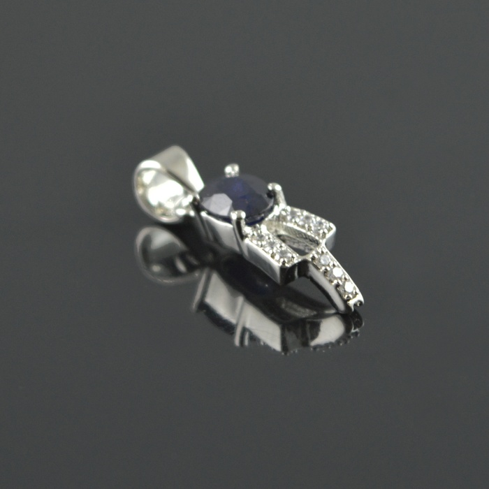 Natural Sapphire/Zircon 925 Sterling Silver Ring Set | Save 33% - Rajasthan Living 8
