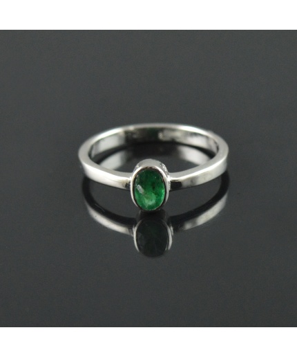 Natural Emerald 925 Sterling Silver Ring Set | Save 33% - Rajasthan Living 3