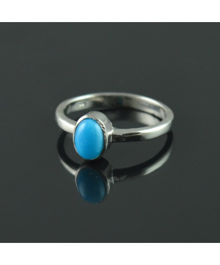 Natural Turquoise 925 Sterling Silver Ring Set | Save 33% - Rajasthan Living 3