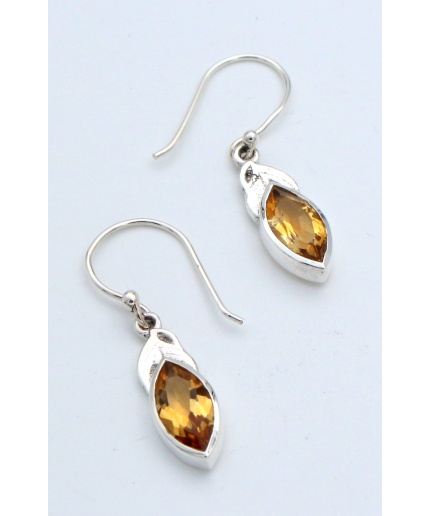 925 Sterling Silver Citrine Earring | Save 33% - Rajasthan Living
