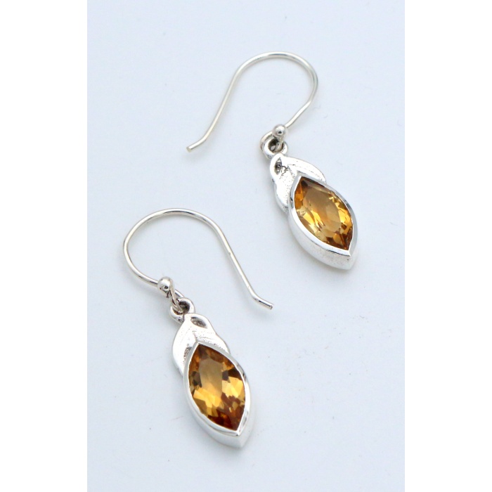 925 Sterling Silver Citrine Earring | Save 33% - Rajasthan Living 5
