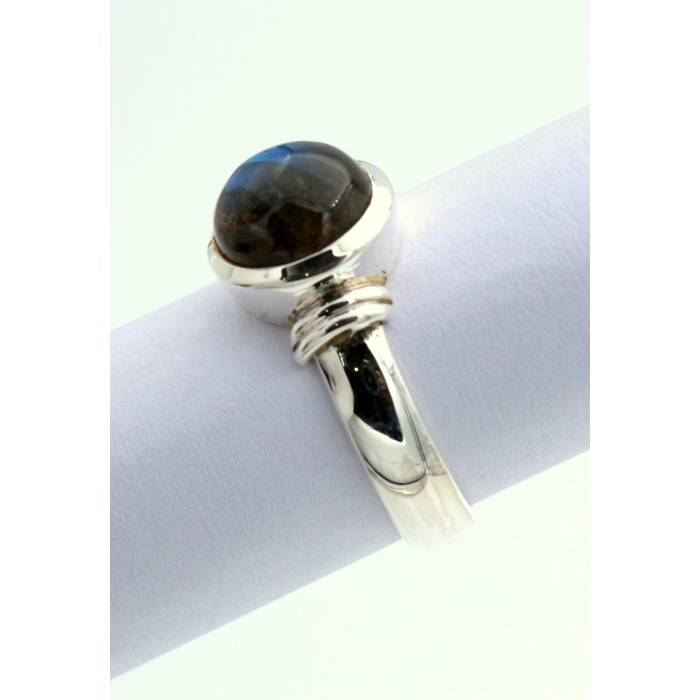925 Sterling Silver Labradorite Ring | Save 33% - Rajasthan Living 7