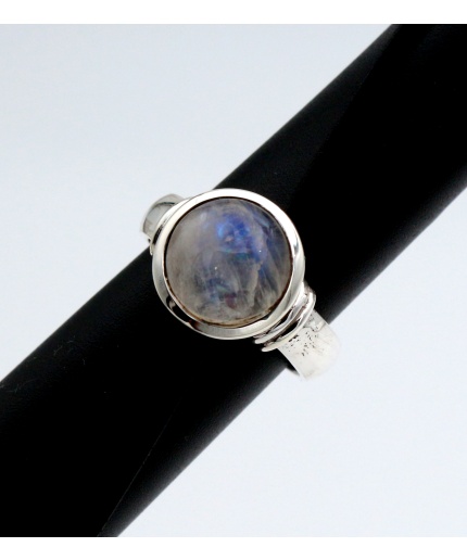 925 Sterling Silver Rainbow Moonstone Ring | Save 33% - Rajasthan Living