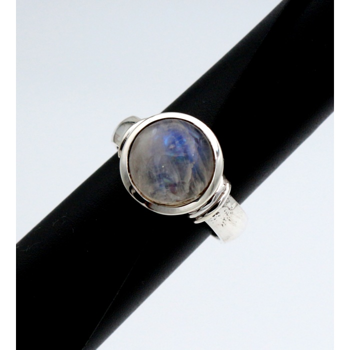 925 Sterling Silver Rainbow Moonstone Ring | Save 33% - Rajasthan Living 5