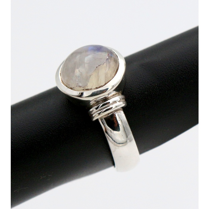 925 Sterling Silver Rainbow Moonstone Ring | Save 33% - Rajasthan Living 7