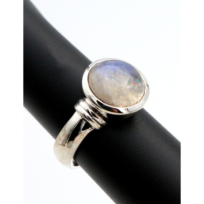 925 Sterling Silver Rainbow Moonstone Ring | Save 33% - Rajasthan Living 6