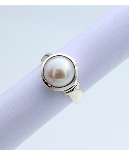 925 Sterling Silver South Sea Pearl Ring | Save 33% - Rajasthan Living