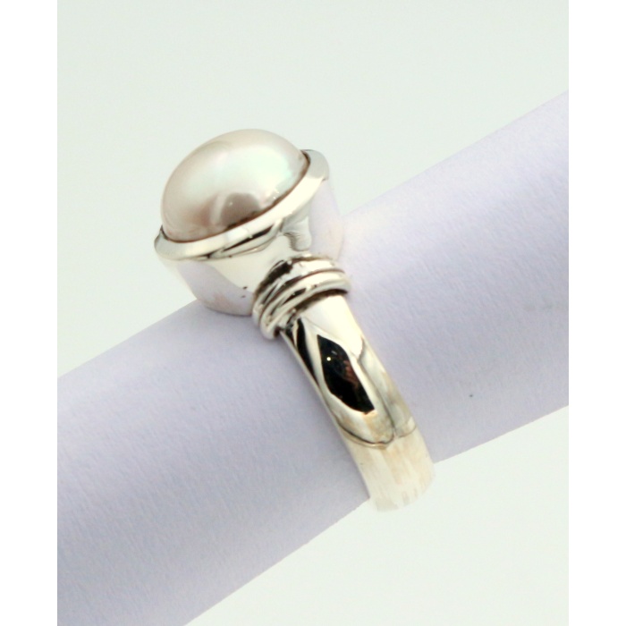 925 Sterling Silver South Sea Pearl Ring | Save 33% - Rajasthan Living 6