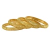 Brass Gold-Plated Bangle Set – Pack of 2 | Save 33% - Rajasthan Living 8
