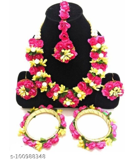Flower Jewellery For Haldi Jewellery Set | Save 33% - Rajasthan Living