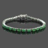 5×3-mm-Oval-Natural-Green-Emerald-Gemstone-925-Sterling-Silver-Tennis-Bracelet | Save 33% - Rajasthan Living 10