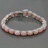 925-Silver-Bracelet-Natural-Opaque-Pink-Opal-Bracelet-Opaque-Pink-Opal-Oval | Save 33% - Rajasthan Living 10
