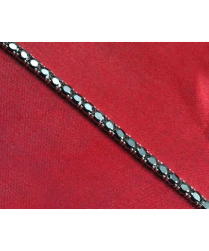 Natural-Black-Spinel-Bracelet-925-Silver-Bracelet-Tennis-Bracelet | Save 33% - Rajasthan Living 3