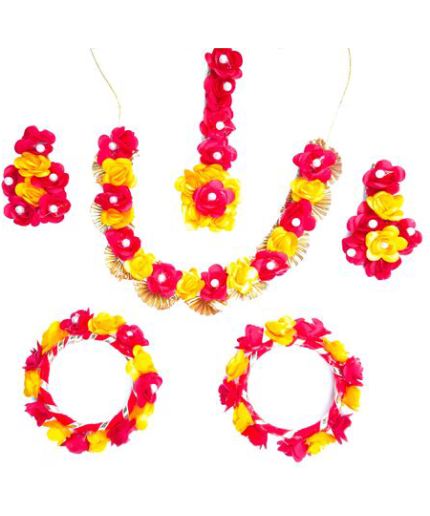 Flower Jewellery for Wedding Function, Haldi Function, Artificial Jewellery | Save 33% - Rajasthan Living 3