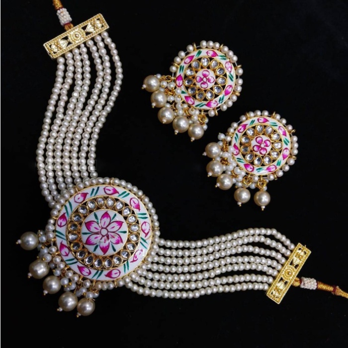 Kundan Necklace, Indian Jewelry, Indian Wedding Jewelry, Ethnic Jewelry Design, Kundan Jewelry Set, Bridal Jewelry Set, Sabyasachi Necklace | Save 33% - Rajasthan Living 8