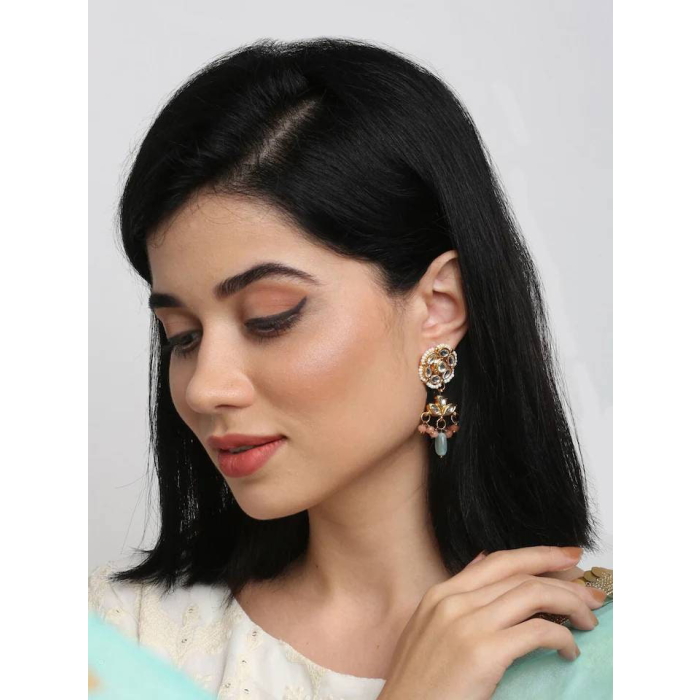 White Flower Earrings, White Cherry Blossom Earrings, Sakura Earrings, Bridal Earrings, Flower Dangle Earrings, Botanical Earrings, Flower | Save 33% - Rajasthan Living 6