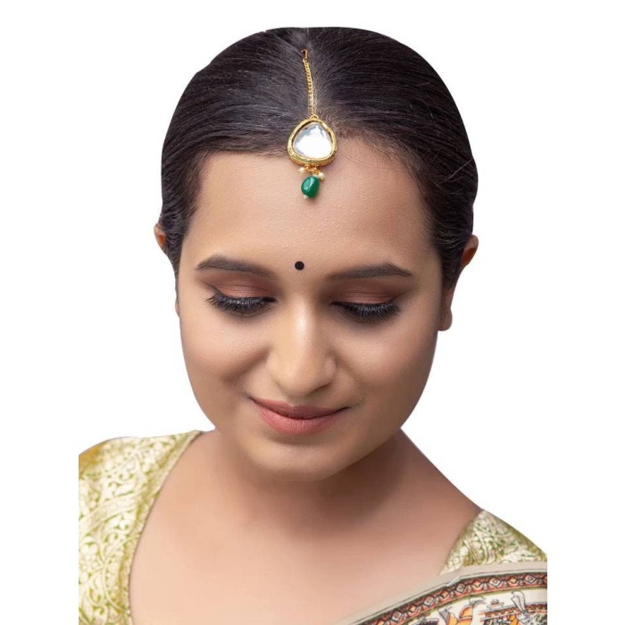 Indian Maangtikka /kundan Maangtikka /pearls Mang Tikka/gold-plated Maang Tikka /bridal Maangtikka/matha Patti/ Nethi Chutti/wedding Jewelry | Save 33% - Rajasthan Living 5