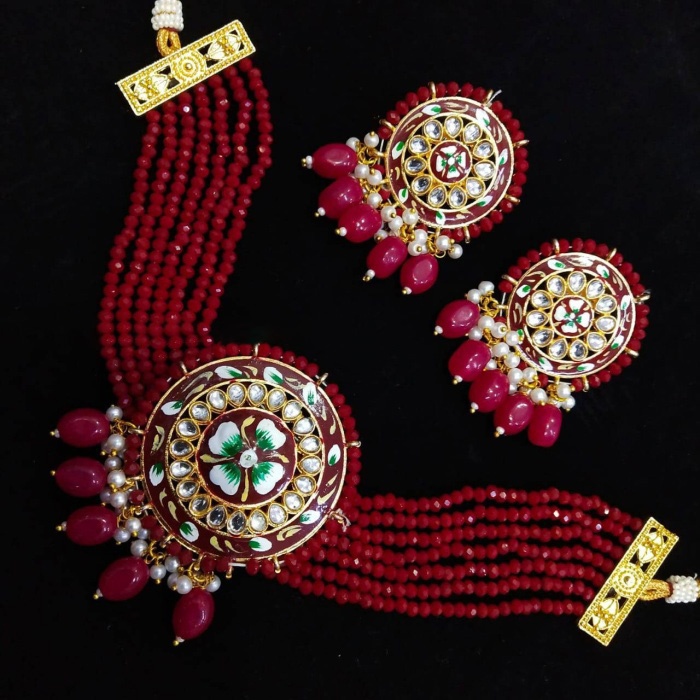 Kundan Necklace, Indian Jewelry, Indian Wedding Jewelry, Ethnic Jewelry Design, Kundan Jewelry Set, Bridal Jewelry Set, Sabyasachi Necklace | Save 33% - Rajasthan Living 7