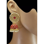Kundan Earrings Jewelry Set, Designer Minakari Beads Earrings, South Indian Earrings, Punjabi Earrings, Pakistani Set, Bridesmaid Earrings | Save 33% - Rajasthan Living 8