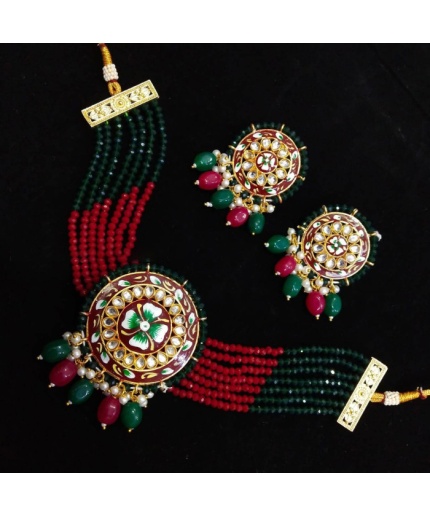 Kundan Necklace, Indian Jewelry, Indian Wedding Jewelry, Ethnic Jewelry Design, Kundan Jewelry Set, Bridal Jewelry Set, Sabyasachi Necklace | Save 33% - Rajasthan Living