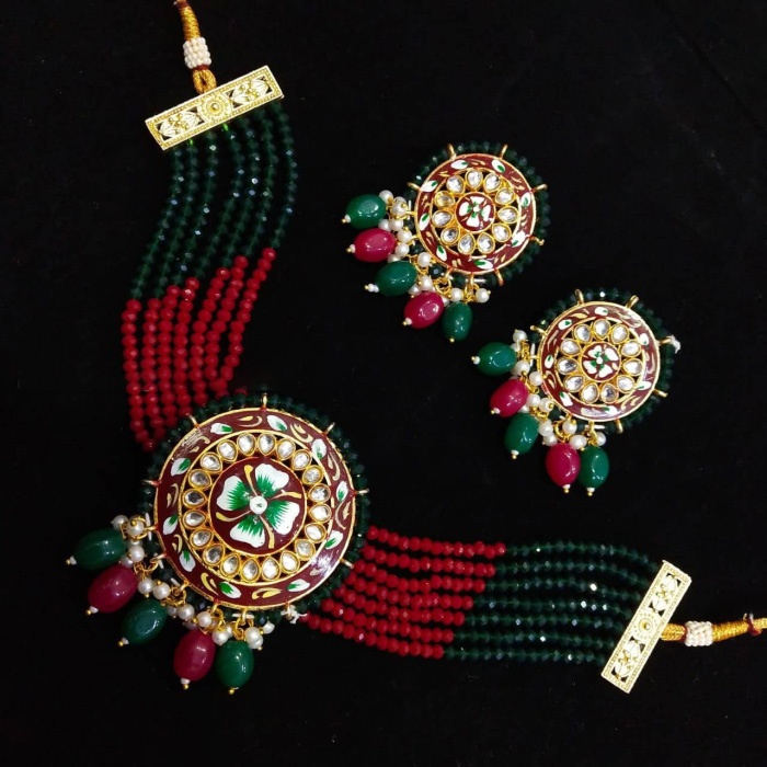 Kundan Necklace, Indian Jewelry, Indian Wedding Jewelry, Ethnic Jewelry Design, Kundan Jewelry Set, Bridal Jewelry Set, Sabyasachi Necklace | Save 33% - Rajasthan Living 5