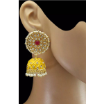 Kundan Earrings Jewelry Set, Designer Minakari Beads Earrings, South Indian Earrings, Punjabi Earrings, Pakistani Set, Bridesmaid Earrings | Save 33% - Rajasthan Living 8