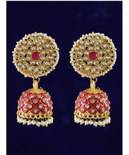 Kundan Earrings Jewelry Set, Designer Minakari Beads Earrings, South Indian Earrings, Punjabi Earrings, Pakistani Set, Bridesmaid Earrings | Save 33% - Rajasthan Living
