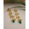 Gold Kundan Earrings, White Cherry Blossom Earrings, Sakura Earrings, Bridal Earrings, Flower Dangle Earrings, Botanical Earrings, Flower | Save 33% - Rajasthan Living 7