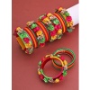 Indian Flower Bangle Set for Women and Girls, Wedding Wear Flower Chuda | Save 33% - Rajasthan Living 9