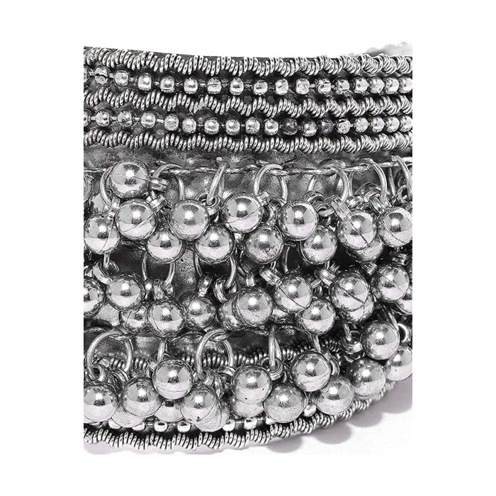 Silver Bangles / Stacking Bangles / Silver Bracelets / Hand Hammered / Unique / Fashion Trend / Silver Trending / Fine Metal Bangles / Stack | Save 33% - Rajasthan Living 8