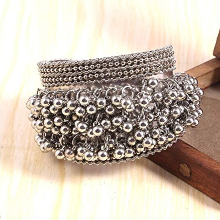 Silver Bangles / Stacking Bangles / Silver Bracelets / Hand Hammered / Unique / Fashion Trend / Silver Trending / Fine Metal Bangles / Stack | Save 33% - Rajasthan Living 10