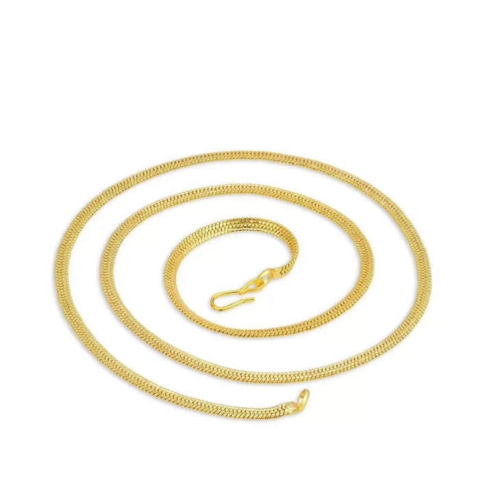 On Sale Classic Gold Plated Chain for Women and Girls Stylish Latest Design Chain Gift for Her, Necklace Chain, Indian Jewellery, Lite Chain | Save 33% - Rajasthan Living 10