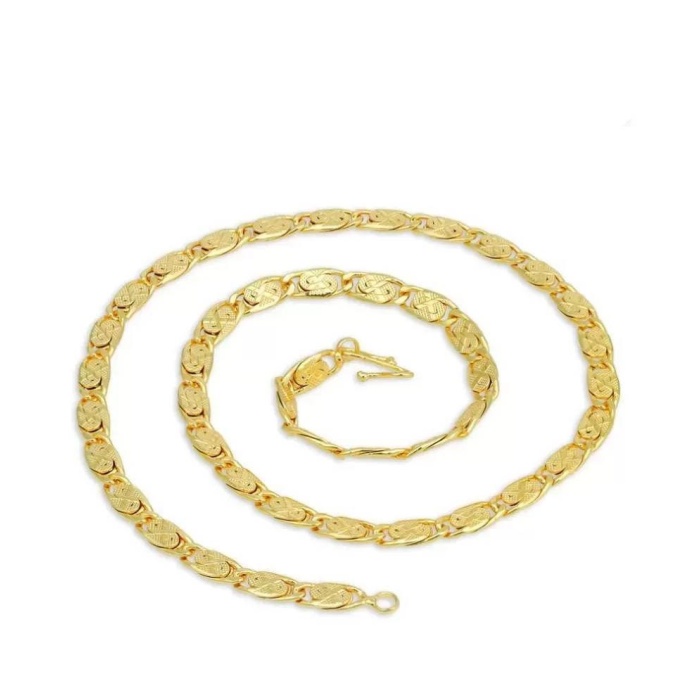 On Sale Classic Gold Plated Chain for Women and Girls Stylish Latest Design Chain Gift for Her, Necklace Chain, Indian Jewellery, Lite Chain | Save 33% - Rajasthan Living 6