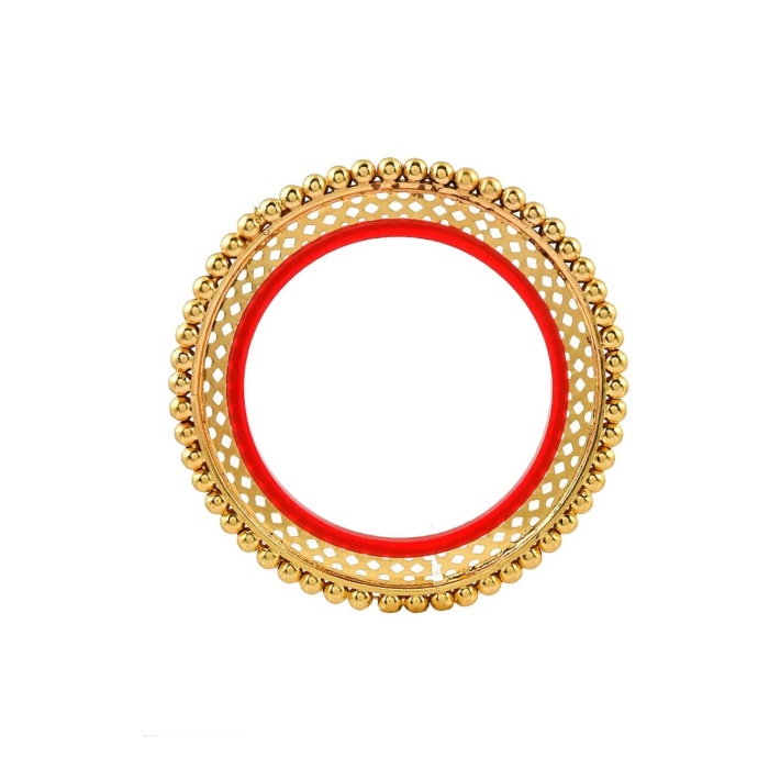 Beautiful Hand Crafted Red and Goldan Bangles | Save 33% - Rajasthan Living 8