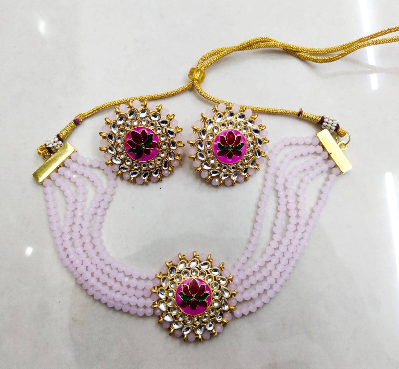 Indian Kundan Choker/ Indian Jewelry/ Indian Necklace/ Indian Choker/ Indian Wedding Necklace Set/ Kundan Choker / Bollywood Jewellery Love | Save 33% - Rajasthan Living 17
