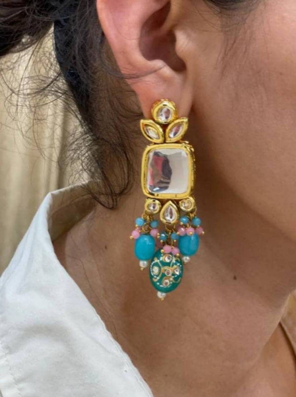Indian Kundan Choker, Indian Jewelry, Bollywood Jewelry, Pakistani Jewelry, Indian Wedding Necklace, Bridal Choker, Kundan Necklace, Choker | Save 33% - Rajasthan Living 13