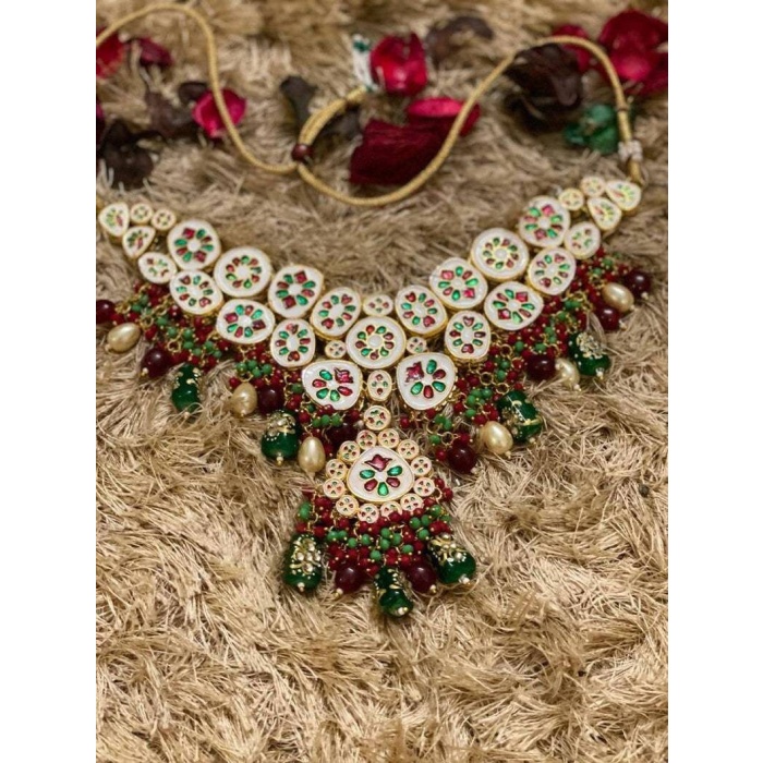 Designer Sabyasachi Wedding Kundan Set/multi Color Kundan Set/kundan Meena Set/kundan Choker/sabyasachi Jewelry/sabyasachi Wedding Jewelry | Save 33% - Rajasthan Living 8