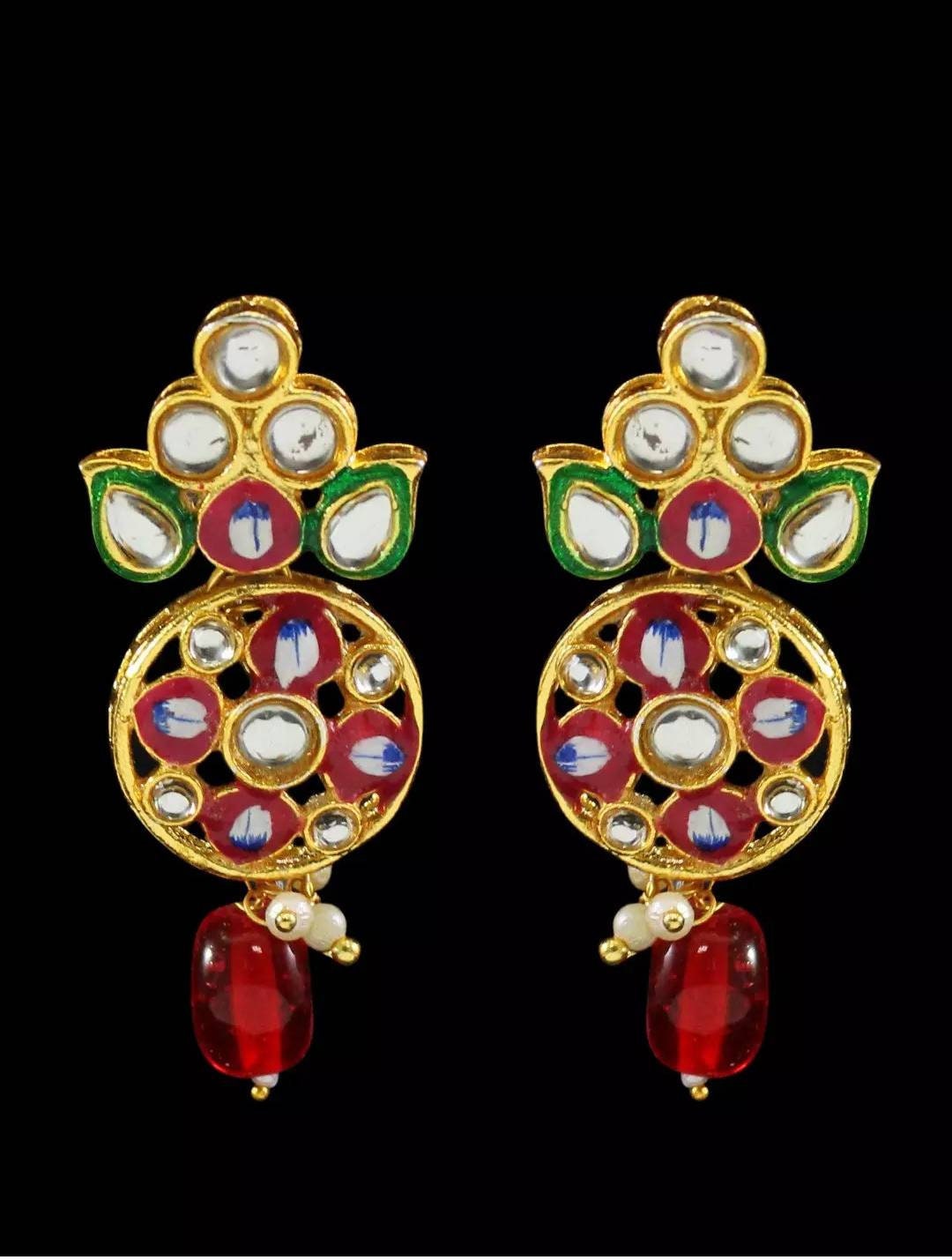 Indian Kundan Choker/ Indian Jewelry/ Indian Necklace/ Indian Choker/ Indian Wedding Necklace Set/ Kundan Choker/party Wear Set/ Weeding | Save 33% - Rajasthan Living 9