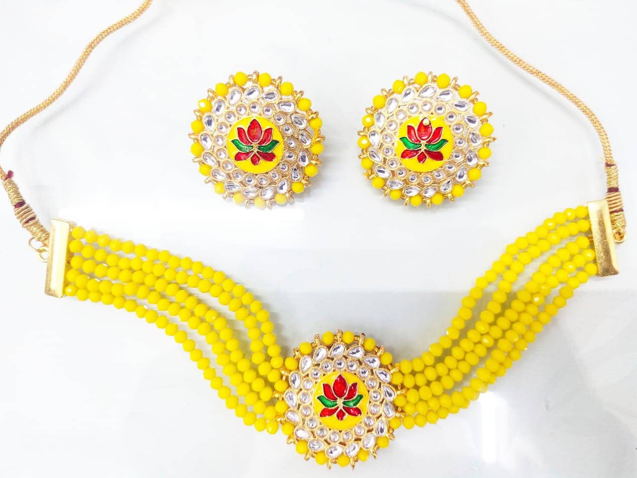 Indian Kundan Choker/ Indian Jewelry/ Indian Necklace/ Indian Choker/ Indian Wedding Necklace Set/ Kundan Choker / Bollywood Jewellery Love | Save 33% - Rajasthan Living 15