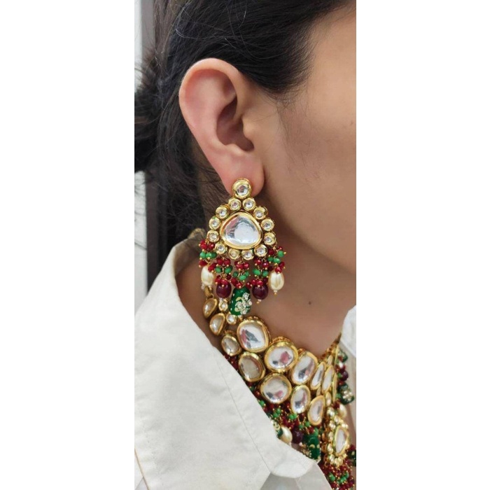 Designer Sabyasachi Wedding Kundan Set/multi Color Kundan Set/kundan Meena Set/kundan Choker/sabyasachi Jewelry/sabyasachi Wedding Jewelry | Save 33% - Rajasthan Living 7