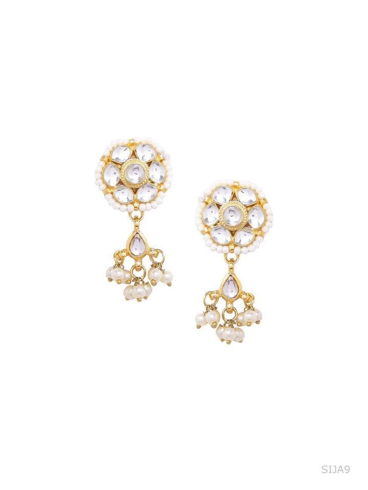 White Flower Earrings, White Cherry Blossom Earrings, Sakura Earrings, Bridal Earrings, Flower Dangle Earrings, Botanical Earrings, Flower | Save 33% - Rajasthan Living 13