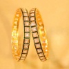 4 Piece Gold Diamond Bangles/ Crystal Bangles/ Indian Jewelry/ Pakistani Jewelry/ Turkish Jewelry/ Wedding Jewelry/ African Jewelry/ Green | Save 33% - Rajasthan Living 17