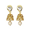 Polki Earrings/indian Earrings/chandbali Earrings/south Indian Jewelry/temple Earrings/pearl Drop Earrings/ Delicate Earrings/ Flower Style | Save 33% - Rajasthan Living 12