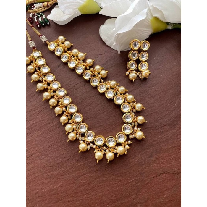 Kundan Necklace/gold Choker Necklace/ Beaded Necklace/indian Necklace/kundan Jewelry/indian Wedding Jewelry/pakistani Jewelry, Indian Long | Save 33% - Rajasthan Living 5