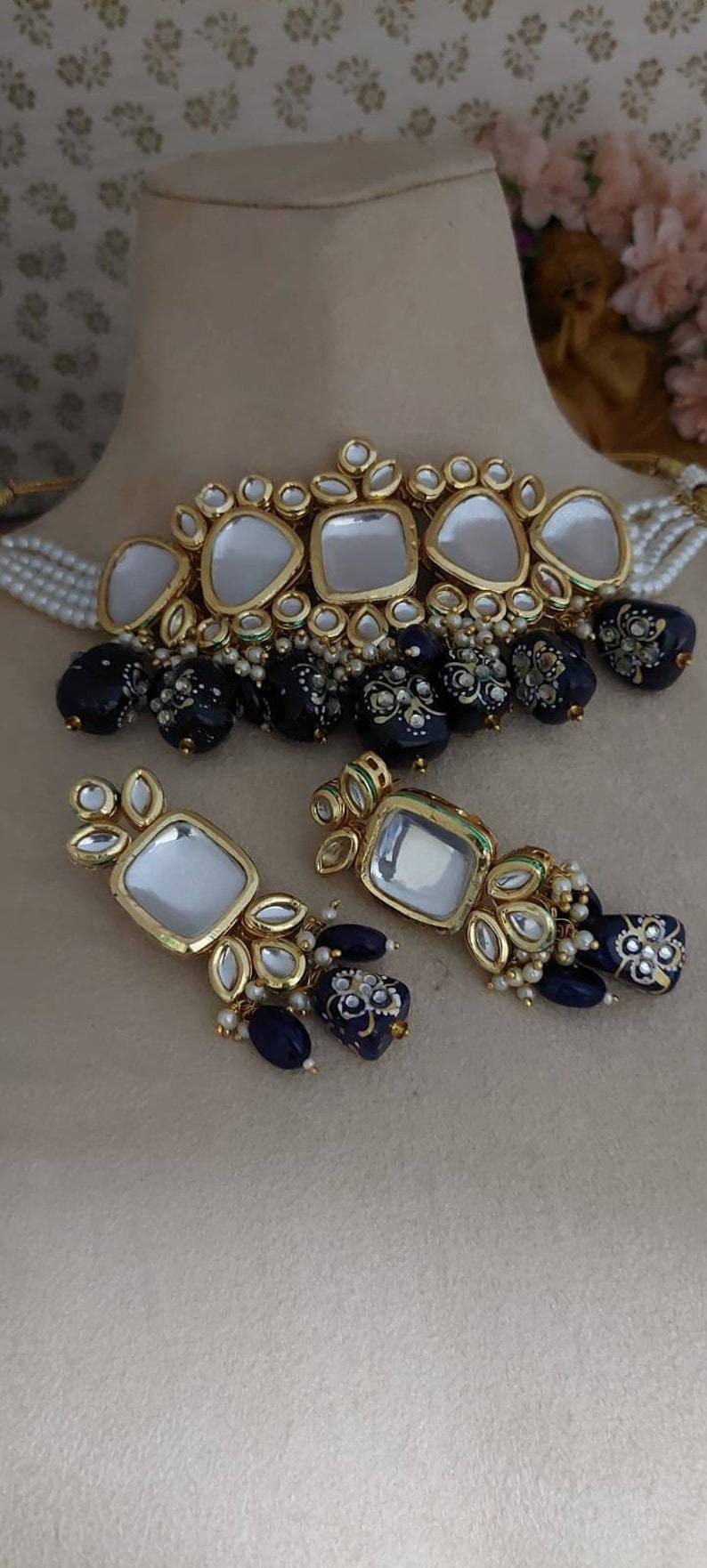 Kundan Necklace, Indian Jewelry, Indian Wedding Jewelry, Ethnic Jewelry Design, Kundan Jewelry Set, Bridal Jewelry Set, Sabyasachi Necklace | Save 33% - Rajasthan Living 14