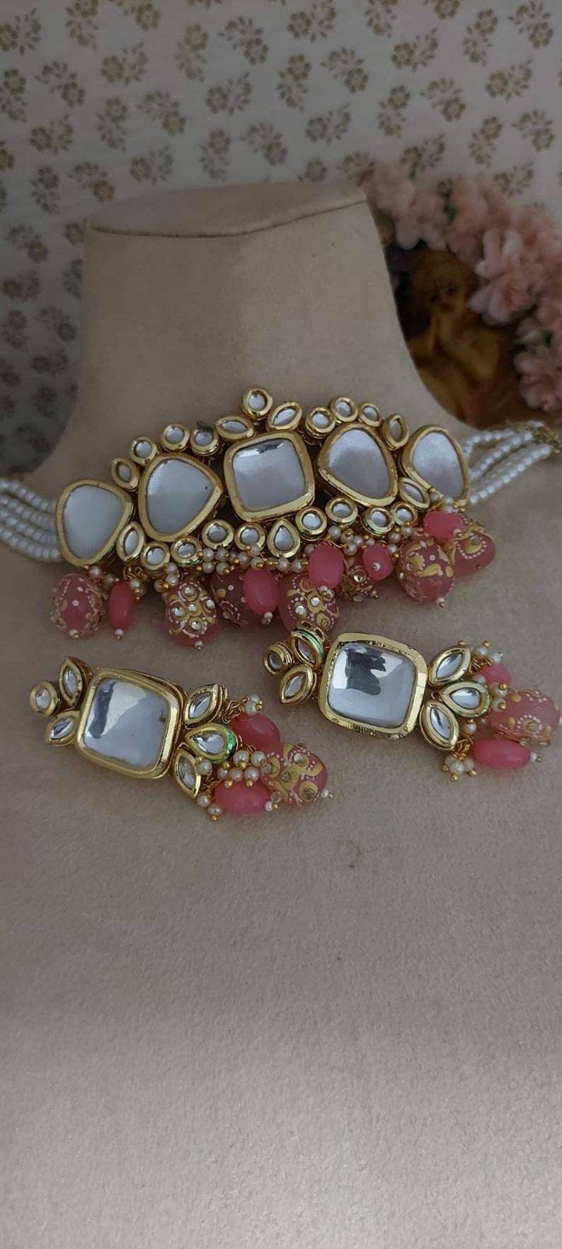 Kundan Necklace, Indian Jewelry, Indian Wedding Jewelry, Ethnic Jewelry Design, Kundan Jewelry Set, Bridal Jewelry Set, Sabyasachi Necklace | Save 33% - Rajasthan Living 15